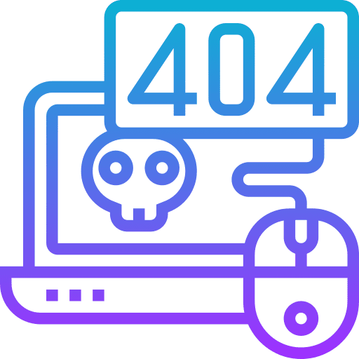 Error 404 technology monitor icon Error 404 technology monitor icon