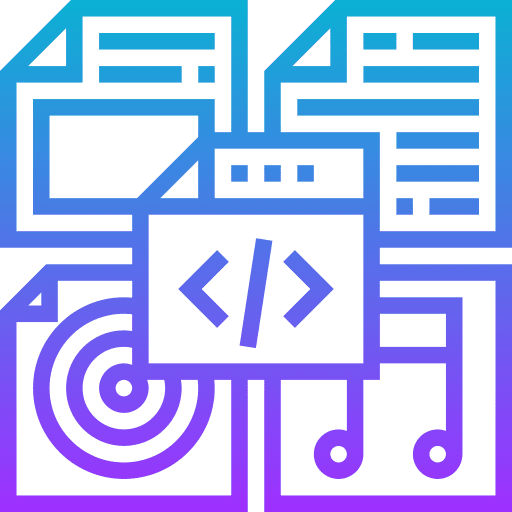 File files and folders document script icon File files and folders document script icon