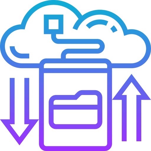Backup cloud download cloud storage icon Backup cloud download cloud storage icon