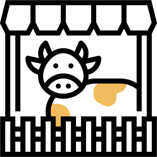 Cattle livestock wildlife cow icon