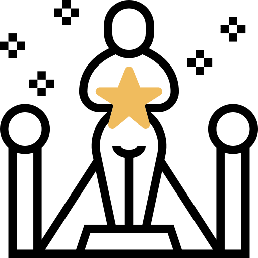 Award nomination reward win icon