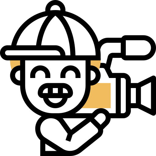 Camera operator camera operator professions and jobs man icon Camera operator camera operator professions and jobs man icon