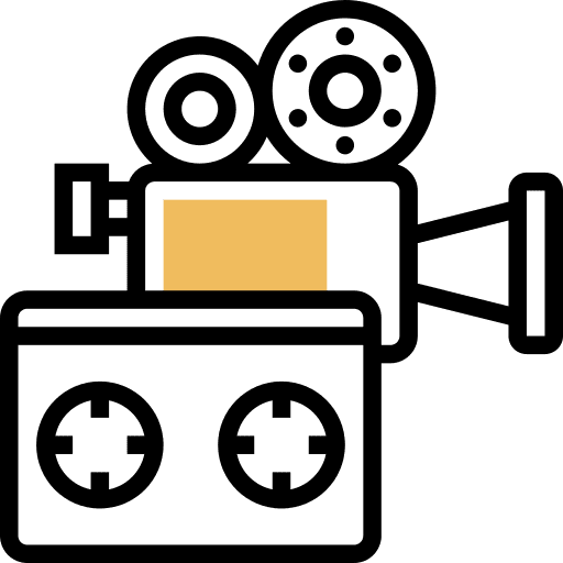 Digital entertainment recording electronics icon Digital entertainment recording electronics icon