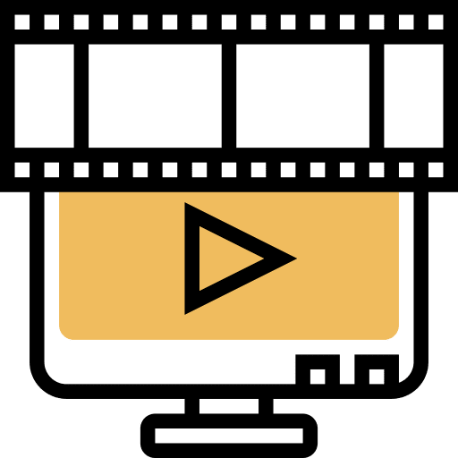 Movie player film play video player icon Movie player film play video player icon