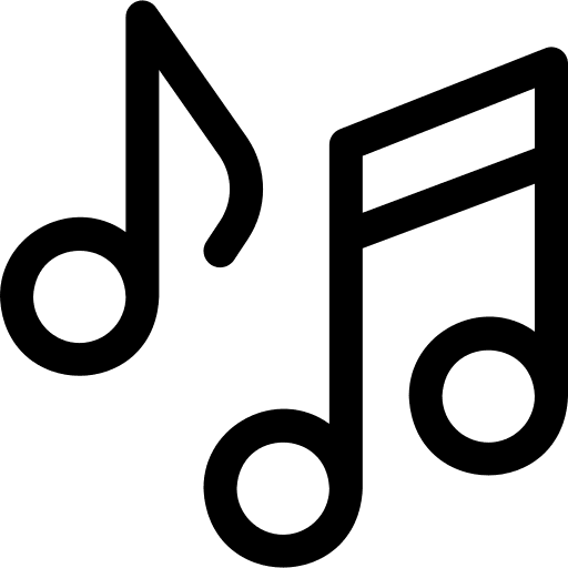 Music quaver music note musical notes icon