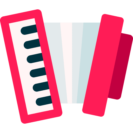 Accordion musical instrument accordion music icon