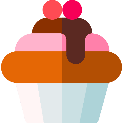 Cupcake baked bakery food icon Cupcake baked bakery food icon