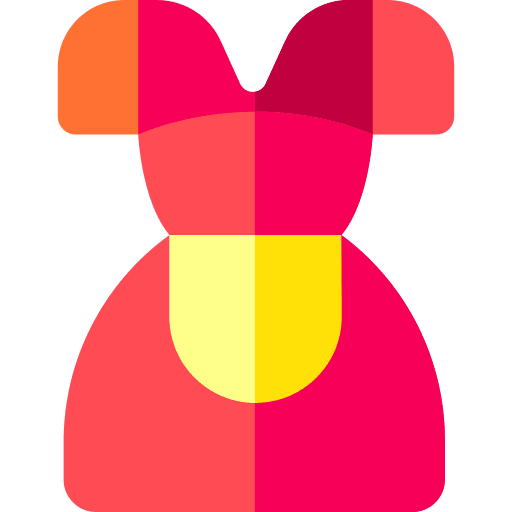 Dress fashion dress garment icon Dress fashion dress garment icon