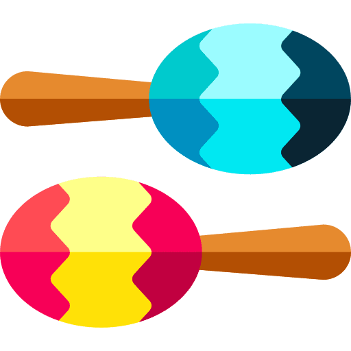 Maracas musical instrument orchestra music icon Maracas musical instrument orchestra music icon