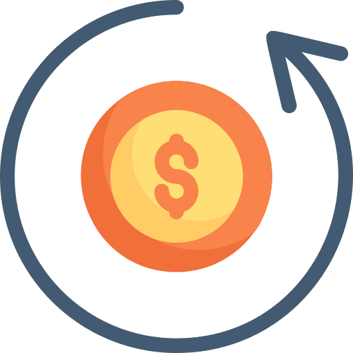 Cashback satisfied or refunded business and finance cashback icon Cashback satisfied or refunded business and finance cashback icon