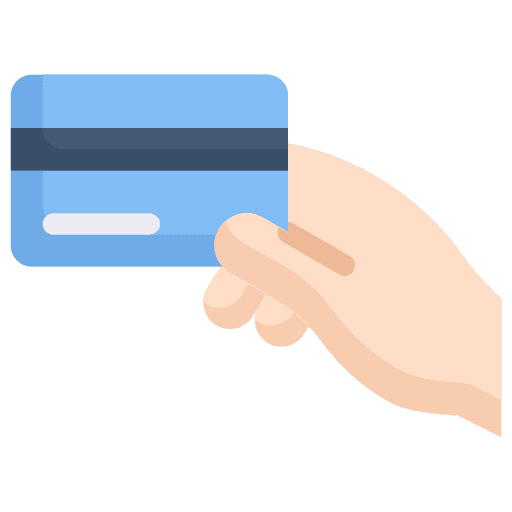 Credit card payment payment method business and finance hold icon