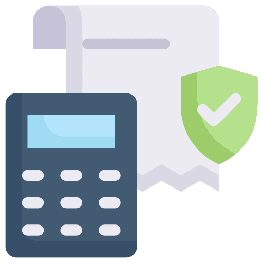 Insurance insurance dollar calculator icon