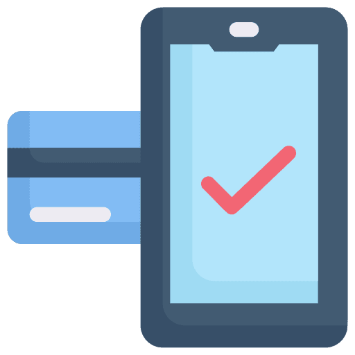 Mobile card business and finance transaction mobile money icon Mobile card business and finance transaction mobile money icon