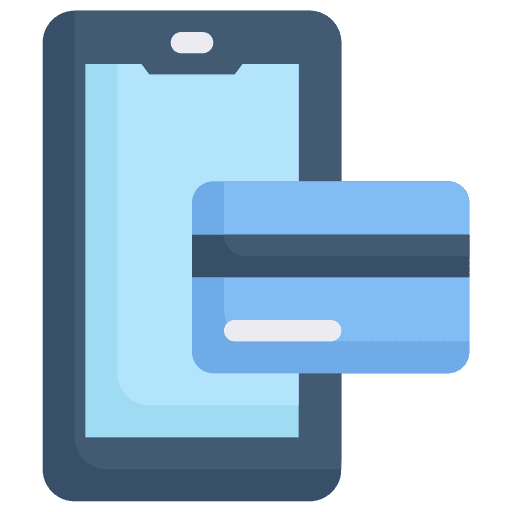 Mobile card credit card mobile money mobile banking icon Mobile card credit card mobile money mobile banking icon