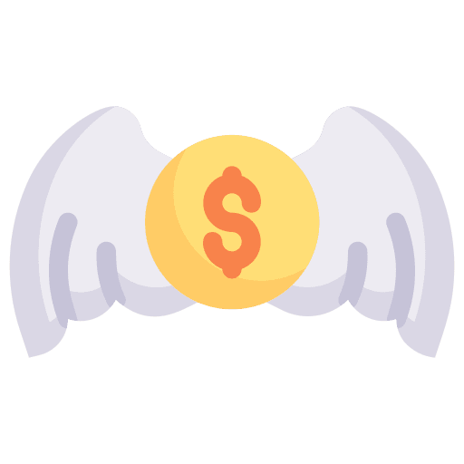 Flying money bills flying money dollar icon Flying money bills flying money dollar icon