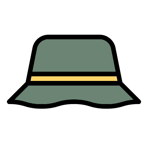 Hat journey travel outdoor icon