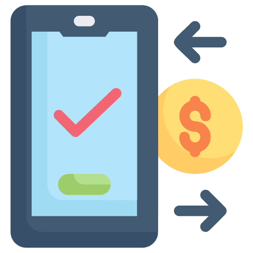 Transaction banking business and finance transaction icon Transaction banking business and finance transaction icon