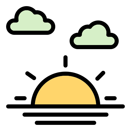 Sunrise camping journey adventure icon Sunrise camping journey adventure icon
