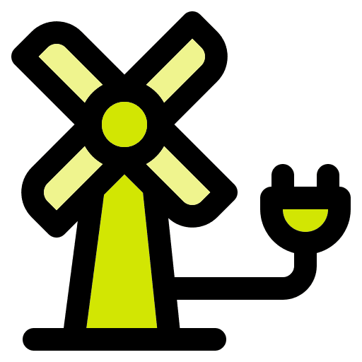 Windmill ecology and environment windmill green energy icon Windmill ecology and environment windmill green energy icon