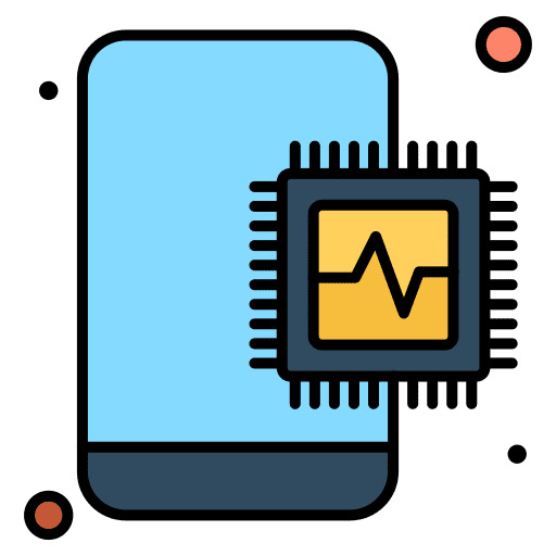 Microchip engineering intelligence technology icon Microchip engineering intelligence technology icon