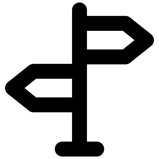 Path path decision career path icon