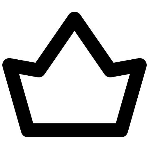 Crown ui web programming chess piece icon
