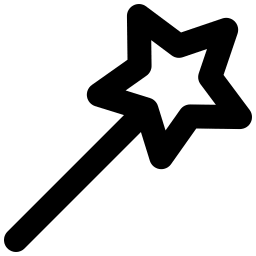 Magic wizard magic show witchcraft icon