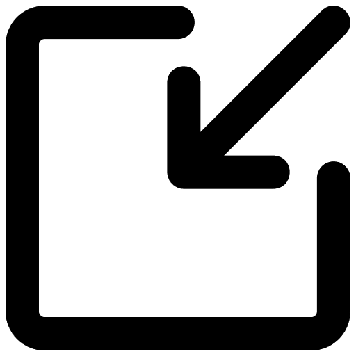 Minimize shrink screen settings ui icon
