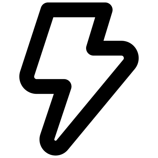 Thunder ui electricity electrical icon