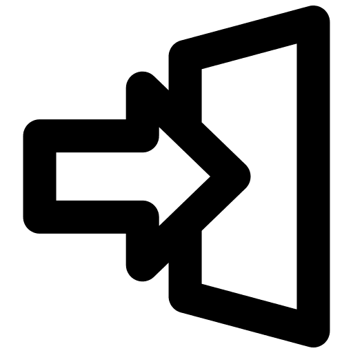 Log in enter input register icon