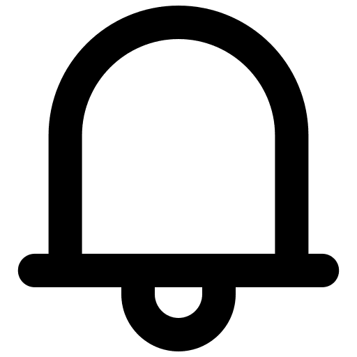 Bell alert notification alarm icon
