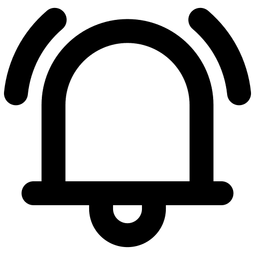 Bell ui music and multimedia notification icon