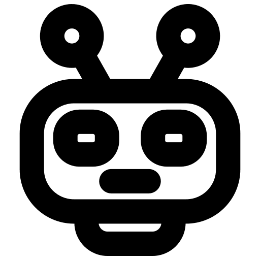 Robot chat electronics technology icon