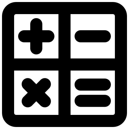 Calculator calculate mathematical calculation icon