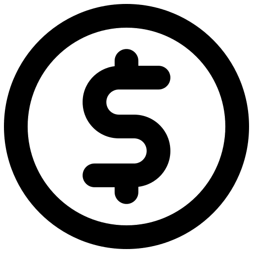 Coin business ui price icon