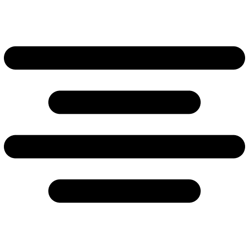 Align center center alignment lines option icon
