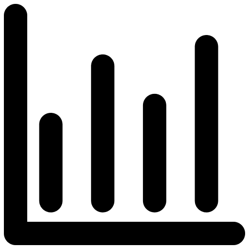 Graph up arrow line chart bitcoin up icon