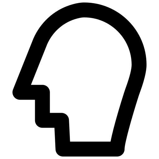 Head neurology thinking ui icon