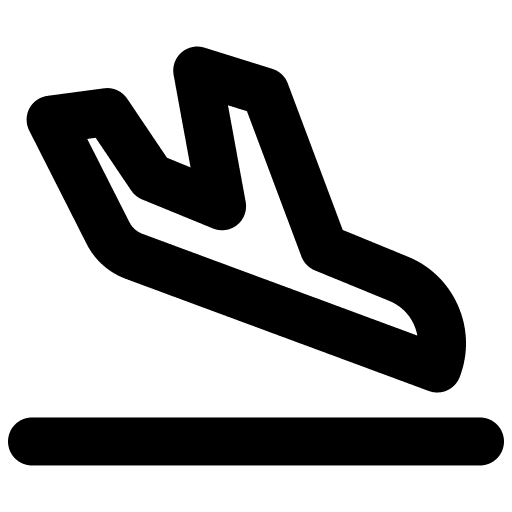 Landing landing arrival transport icon