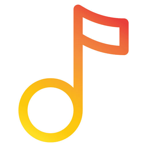 Music music note quaver music player icon