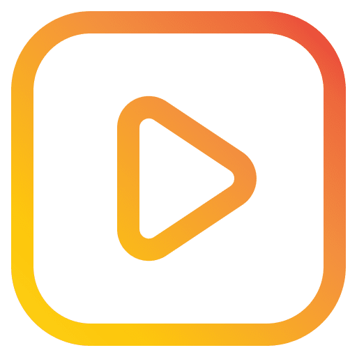 Video movie play button video player icon Video movie play button video player icon