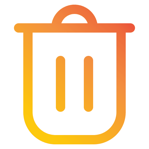 Delete bin file trash can bin icon Delete bin file trash can bin icon
