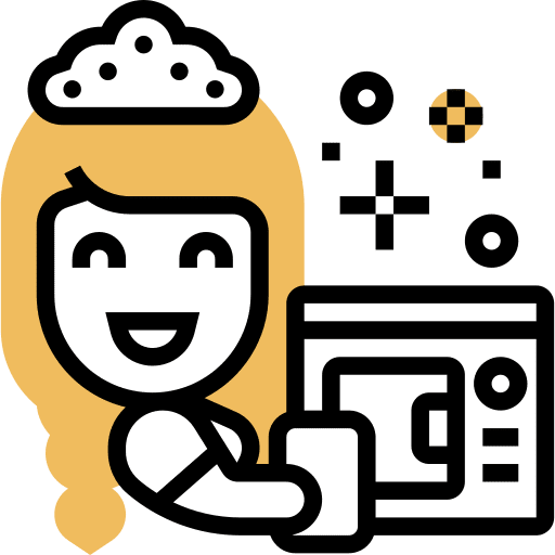 Cleaning furniture and household people heating icon Cleaning furniture and household people heating icon