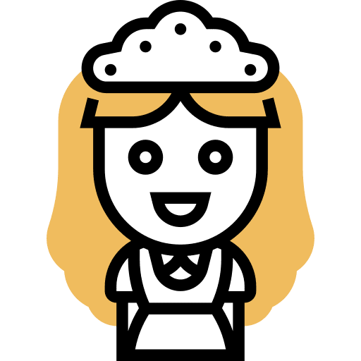 Housekeeping housewife cleaning staff avatar icon Housekeeping housewife cleaning staff avatar icon