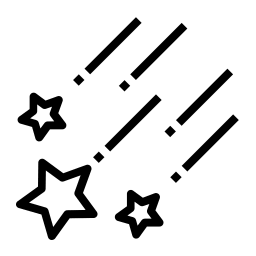 Meteor miscellaneous night meteor icon