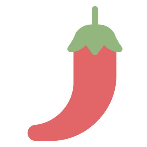 Chili chili pepper vegan food and restaurant icon Chili chili pepper vegan food and restaurant icon