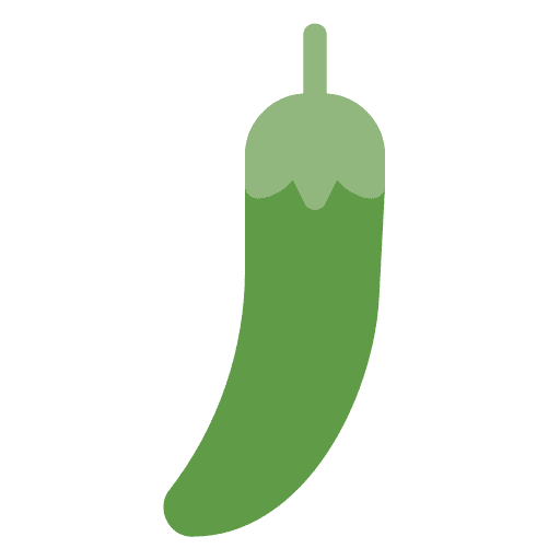 Green chili pepper green chili pepper food and restaurant vegan icon