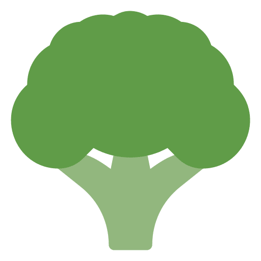 Broccoli healthy food vegan food and restaurant icon Broccoli healthy food vegan food and restaurant icon