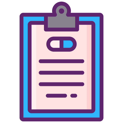 Health care plans contract condition icon
