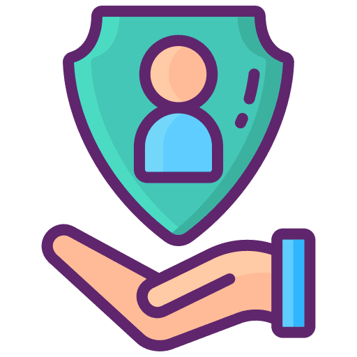 Medical care head care personalized icon